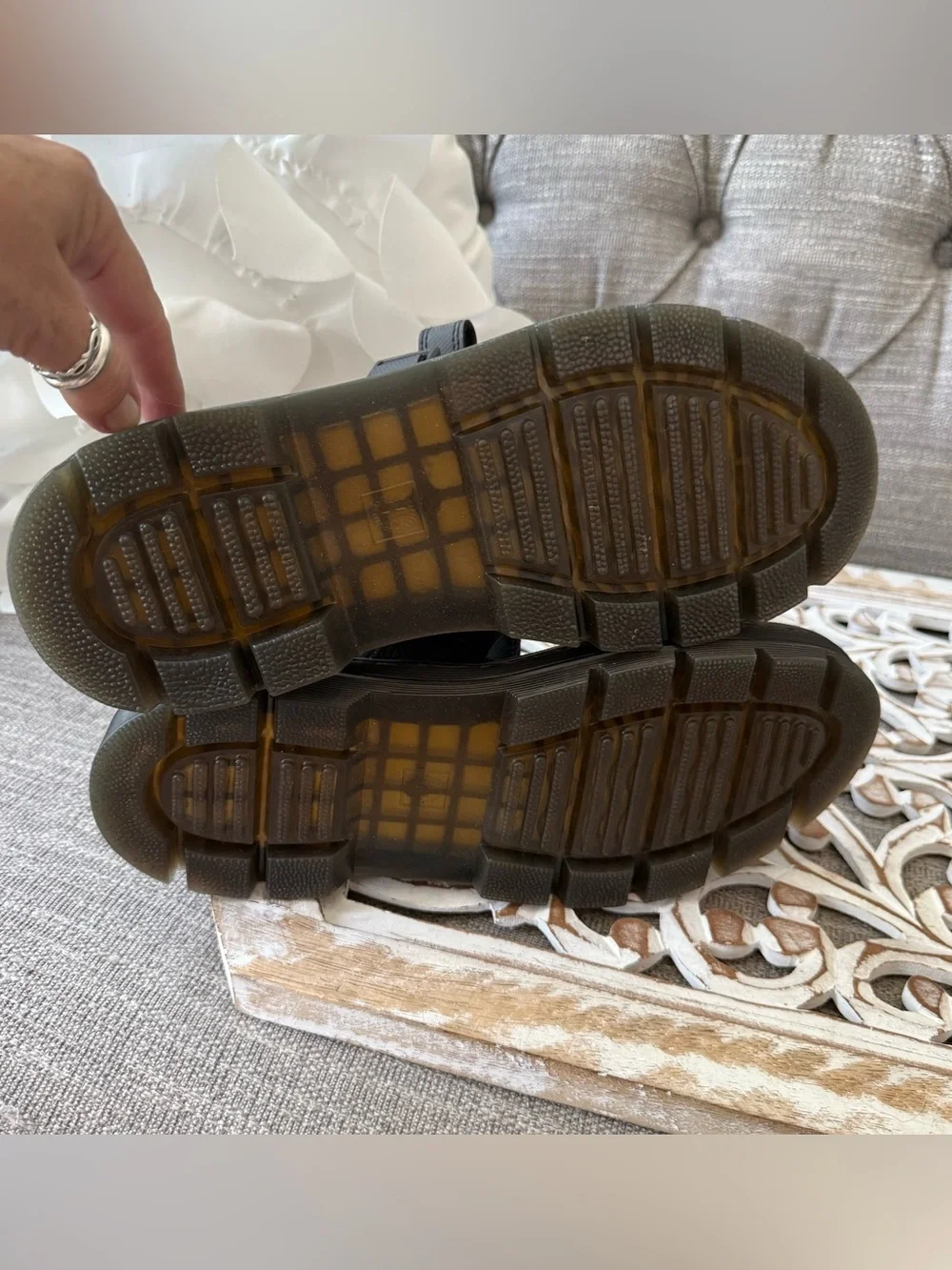 Dr. Martens Forster Black Chunky Strap Sandals Men’s 10 Women’s 11